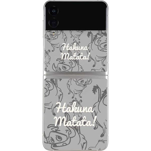 Disney The Lion King Hakuna Matata Galaxy Z Flip4 5G Skin